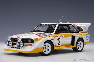 AUDI - QUATTRO SPORT S1 (nočná verzia) N 2 4th RALLY MONTECARLO 1986 W.ROHRL - C.GEISTDORFER